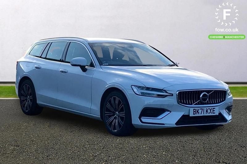 White Used 2021 Volvo V60 Inscription Estate | £19,999 (Super price) - Image 1/3