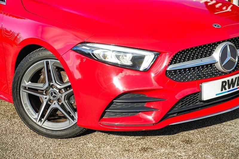 Used Mercedes A180 AMG line 2019 Red Sedan