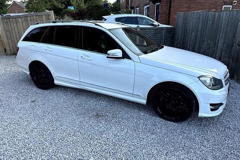 White Used 2013 Mercedes C250 AMG Estate | £5,300 (Super price) - Image 1/1