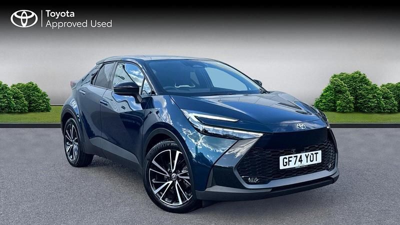 Midnight teal bitone Used 2024 Toyota C-HR SUV | £32,369 - Image 1/3