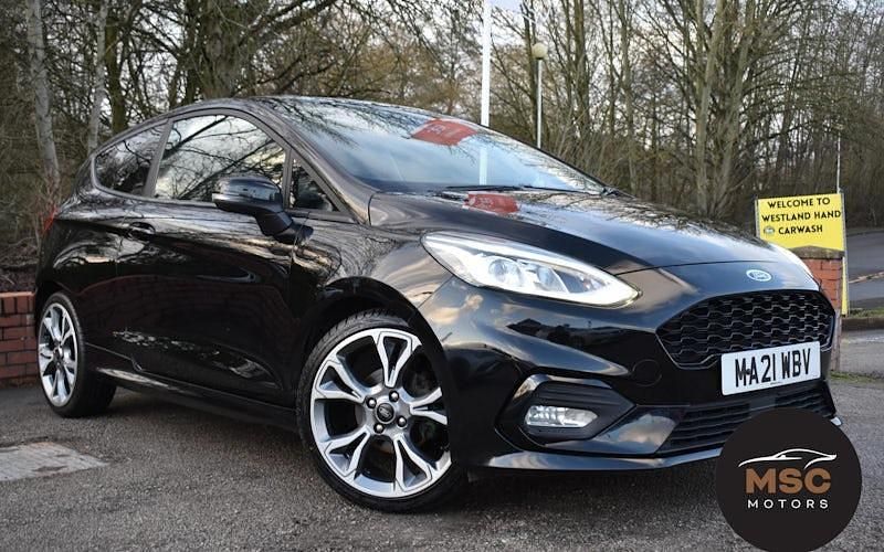 Used Ford Fiesta ST-Line 95 HP (69 kW) 2021 Black Hatchback