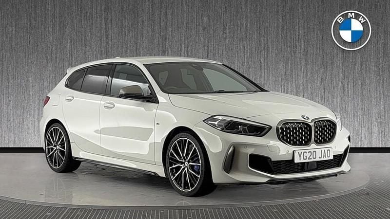 Used BMW M135 Shadowline 302 HP (222 kW) 2020 White Hatchback