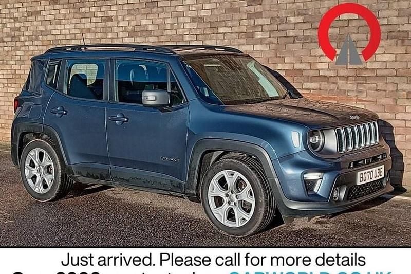Blue Used 2021 Jeep Renegade Limited SUV | £13,990 (Fair price) - Image 1/1