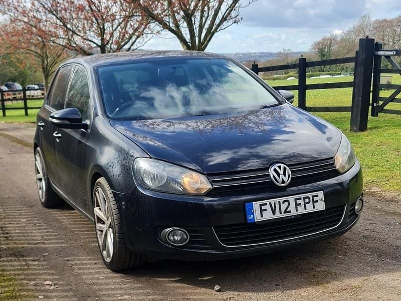 Begagnad VW Golf VII GT 140 HK (102 kW) 2012 Svart Halvkombi
