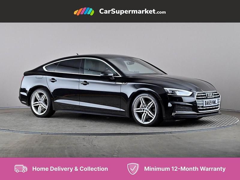 Black Used 2020 Audi A5 S-Line Coupe | £18,997 (Good price) - Image 1/4