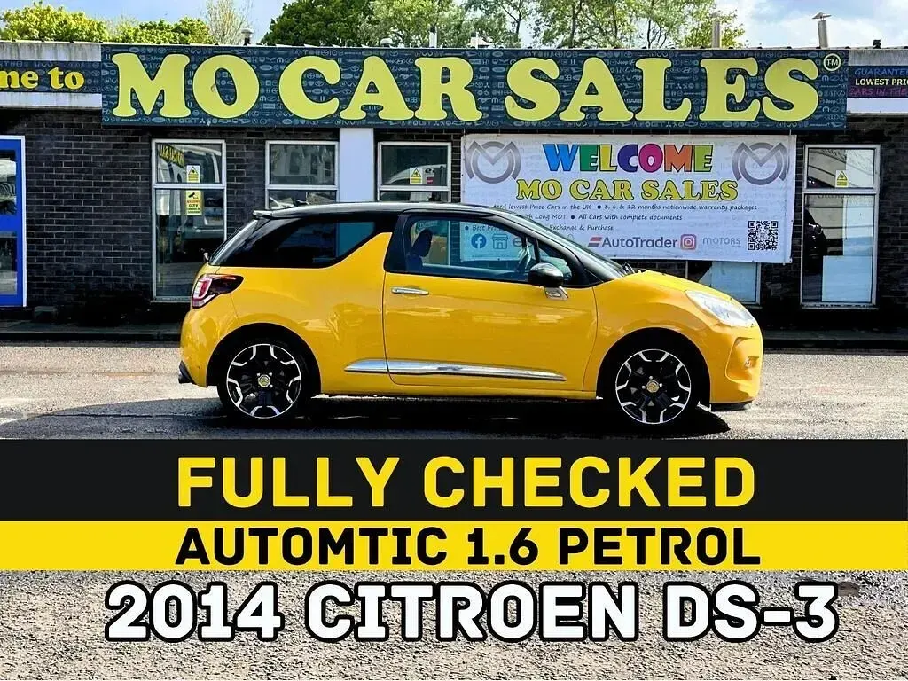 Used Citroën DS3 120 HP (88 kW) 2014 Yellow Hatchback