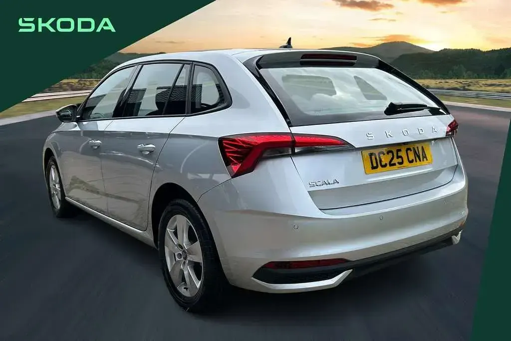 Used Skoda Scala SE 113 HP (83 kW) 2025 Silver Hatchback