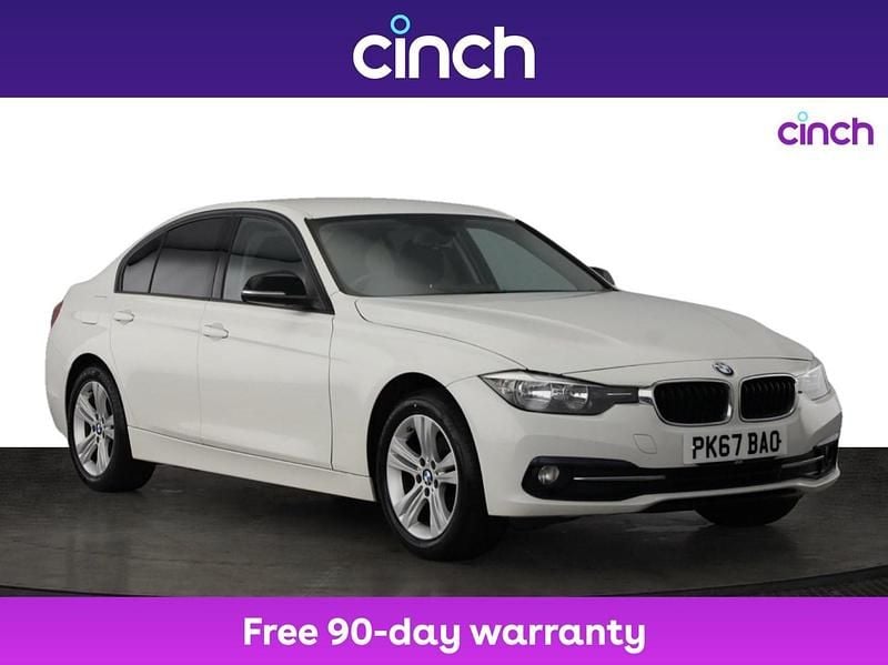 White Used 2017 BMW 318 Sport Line Sedan | £11,879 (Good price) - Image 1/3