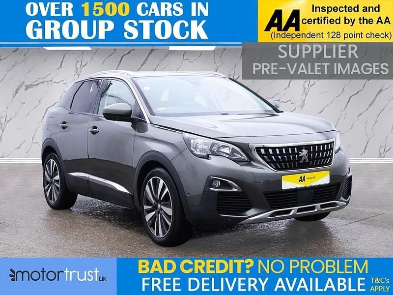 Grey Used 2019 Peugeot 3008 Allure SUV | £12,495 (Fair price) - Image 1/4
