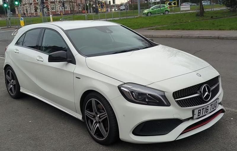 Used Mercedes A250 AMG 2016 White Hatchback