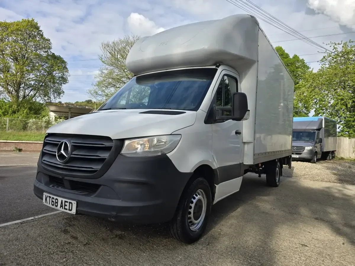 Begagnad Mercedes Sprinter 2018 Vit Van