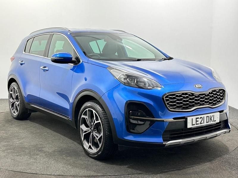 Blue Used 2021 Kia Sportage GT-Line SUV | £12,797 (Good price) - Image 1/3