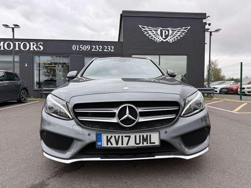 Used Mercedes C250 AMG line 204 HP (150 kW) 2017 Grey Estate