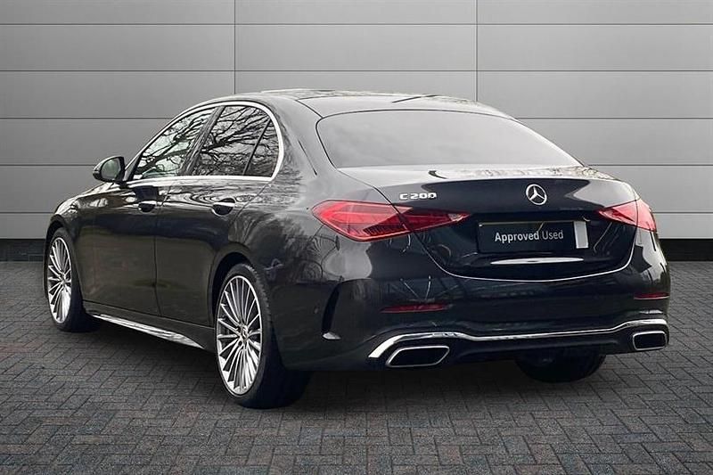 Used Mercedes C200 AMG Line Premium 204 HP (150 kW) 2022 Graphite grey Sedan