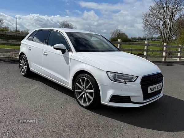 Used Audi A3 S-Line 2017 White Hatchback