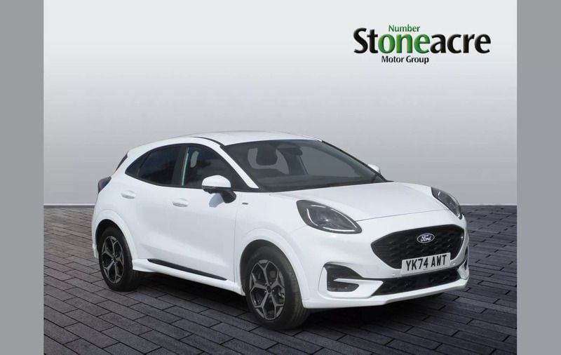 White New 2025 Ford Puma ST-Line SUV | £21,490 (Fair price) - Image 1/4