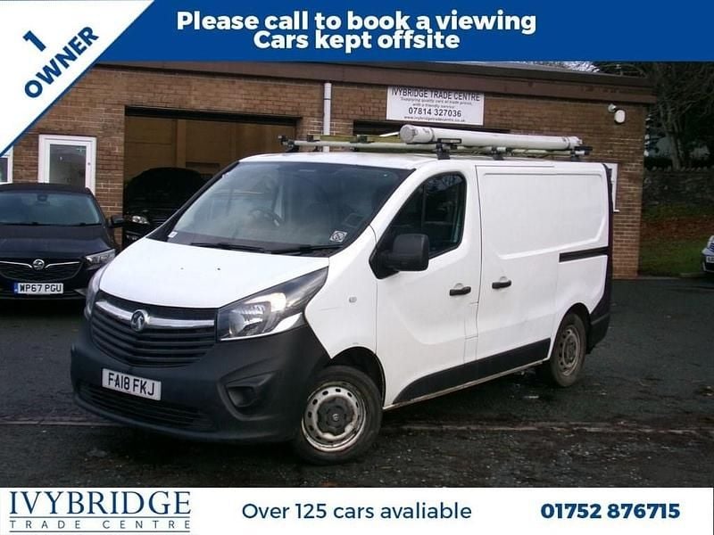 White Used 2018 Vauxhall Vivaro S Van | £6,495 (Good price) - Image 1/2