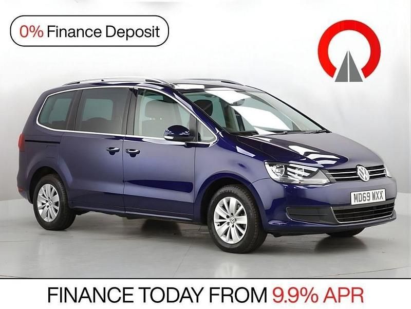 Used VW Sharan SE 150 HP (110 kW) 2020 Blue MPV