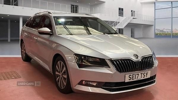 Silver Used 2017 Skoda Superb GreenLine Estate | £11,995 (Fair price) - Image 1/4