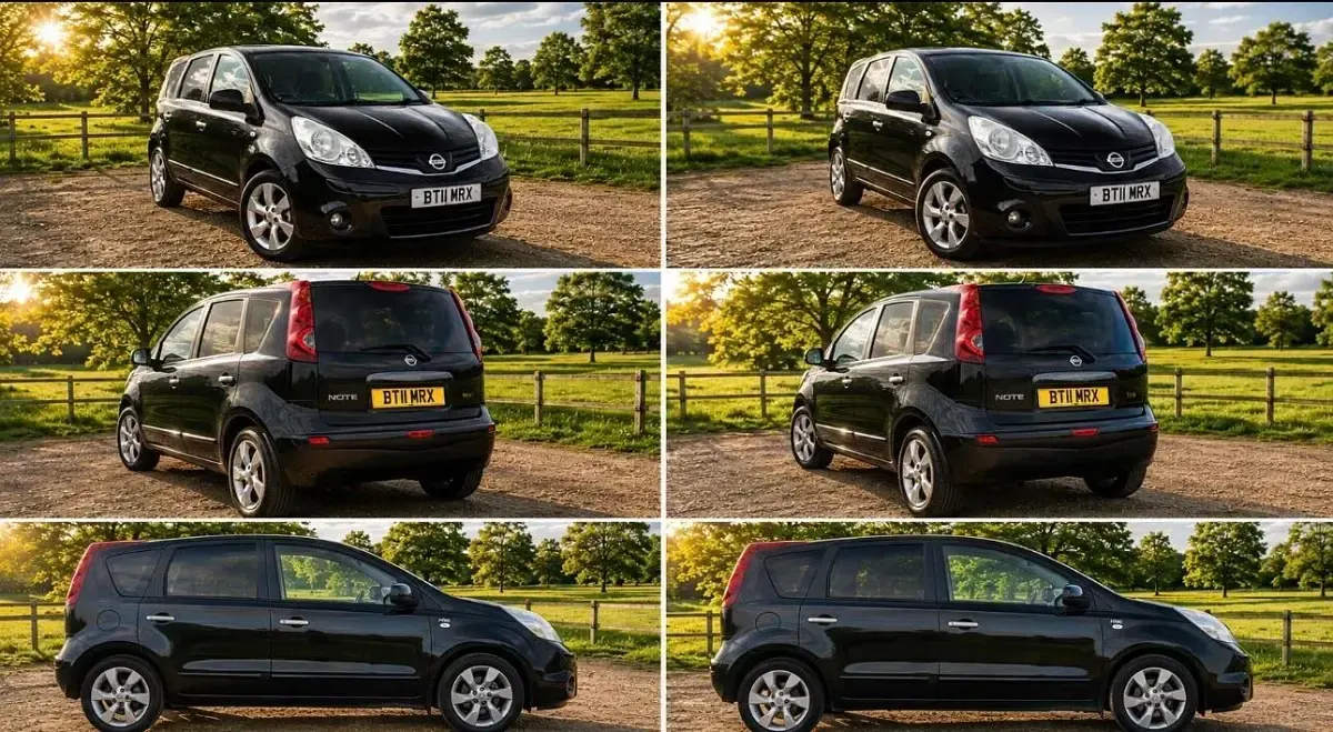 Used Nissan Note N-TEC 110 HP (80 kW) 2011 Black Hatchback