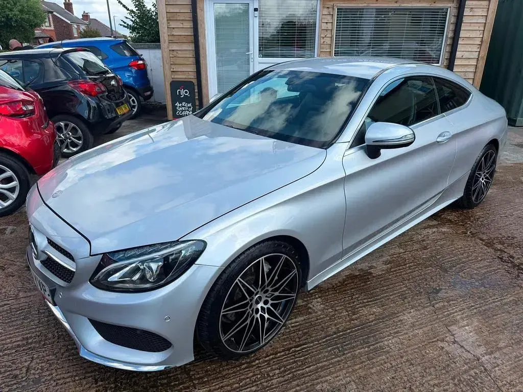 Used Mercedes C220 AMG line 2016 Silver Coupe