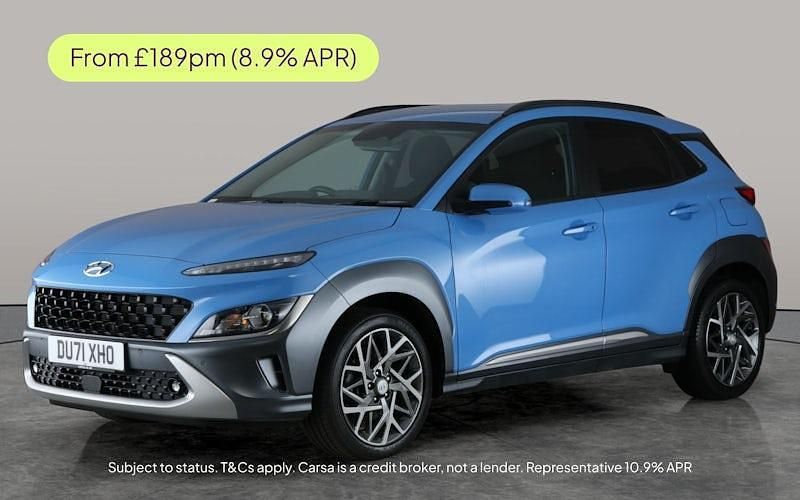 Blue Used 2021 Hyundai Kona Premium SUV | £14,351 (Fair price) - Image 1/3