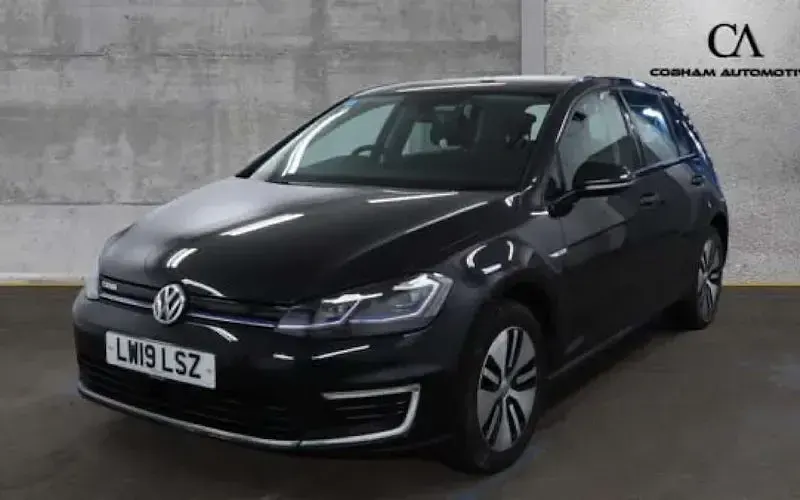 Used VW e-Golf 99 kW (135 HP) 2019 Black Hatchback