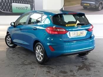 Used Ford Fiesta Zetec 100 HP (73 kW) 2019 Blue Hatchback