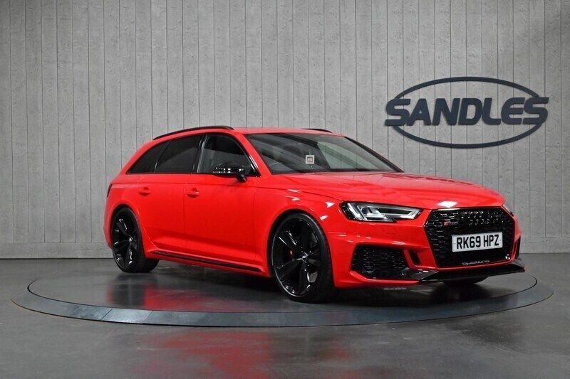 Red Used 2019 Audi RS4 Sport Estate | £39,999 (Good price) - Image 1/4
