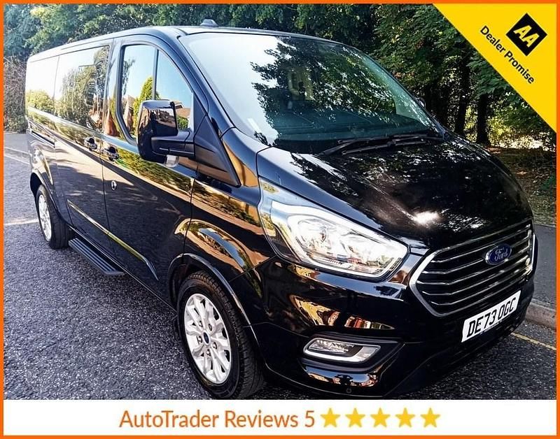 Black Used 2023 Ford Tourneo Custom Titanium Van | £36,990 - Image 1/3