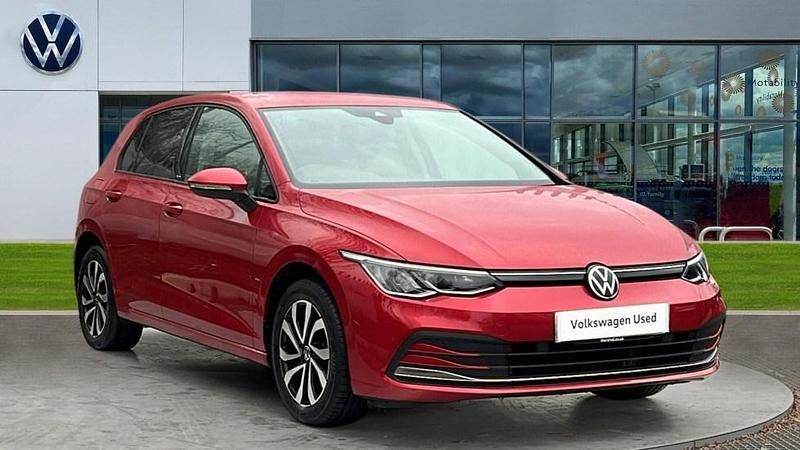 Red Used 2022 VW Golf VIII Active Hatchback | £19,140 (Fair price) - Image 1/4