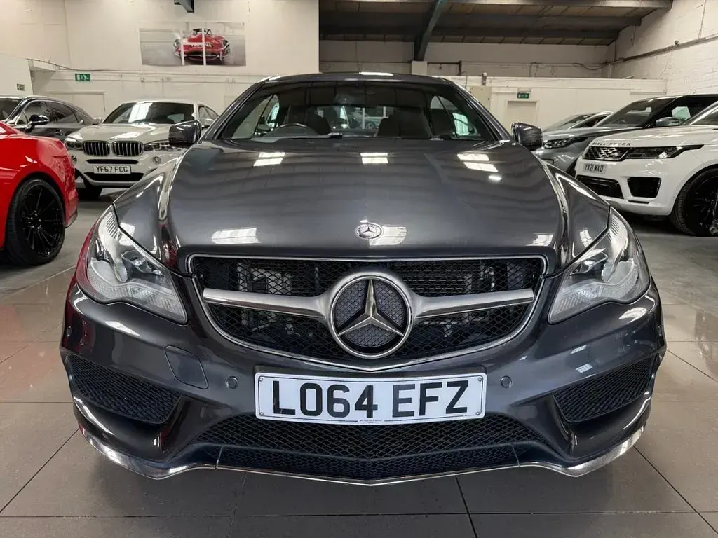 Used Mercedes E220 AMG line 177 HP (130 kW) 2014 Grey Coupe