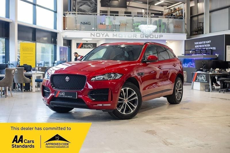 Used Jaguar F-Pace R-Sport 180 HP (132 kW) 2019 Red SUV