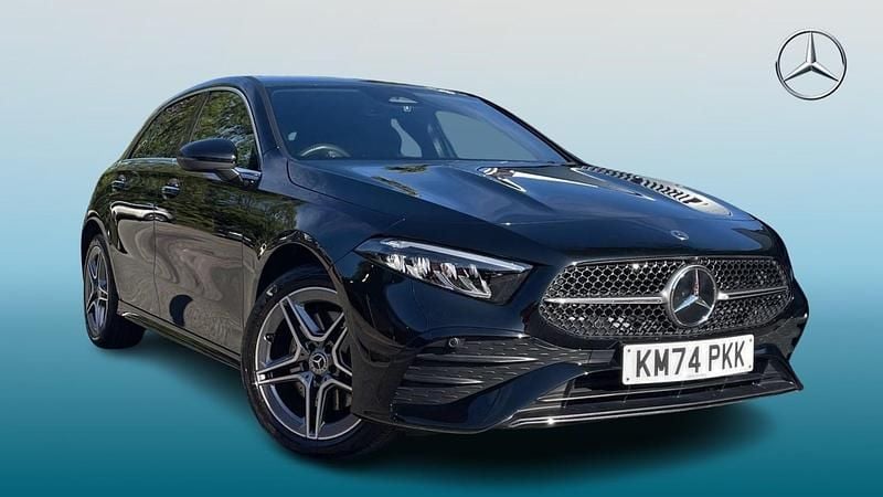 Black Used 2024 Mercedes A250 AMG Line Premium Hatchback | £27,495 (Expensive) - Image 1/4
