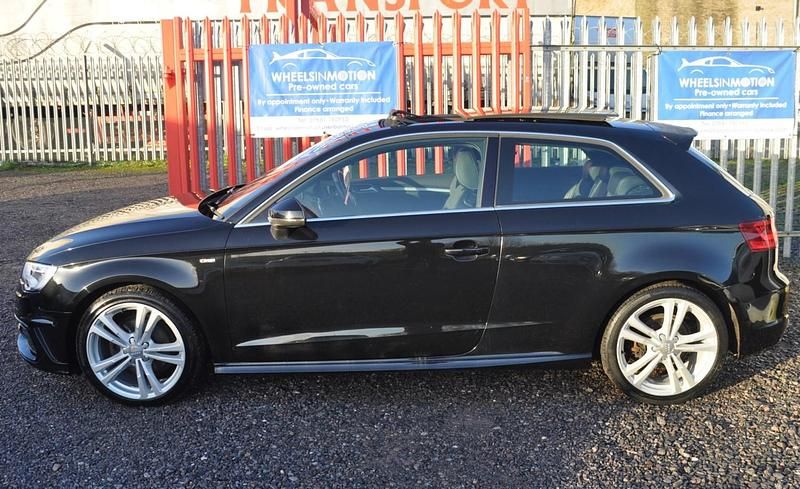 Used Audi A3 S-Line 150 HP (110 kW) 2015 Black Hatchback