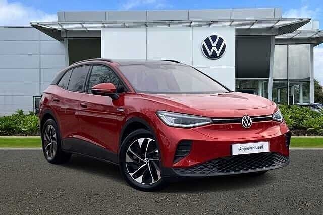 Kings red Used 2023 VW ID.4 Pro SUV | £27,490 (Fair price) - Image 1/4