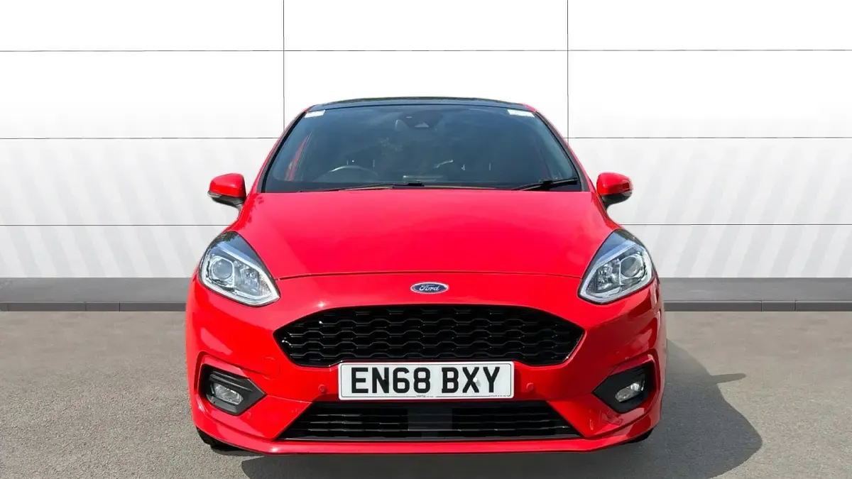 Used Ford Fiesta ST-Line X 125 HP (91 kW) 2018 Red Hatchback