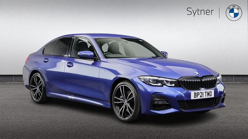 Blue Used 2021 BMW 320 M Sport Sedan | £26,750 (Expensive) - Image 1/4