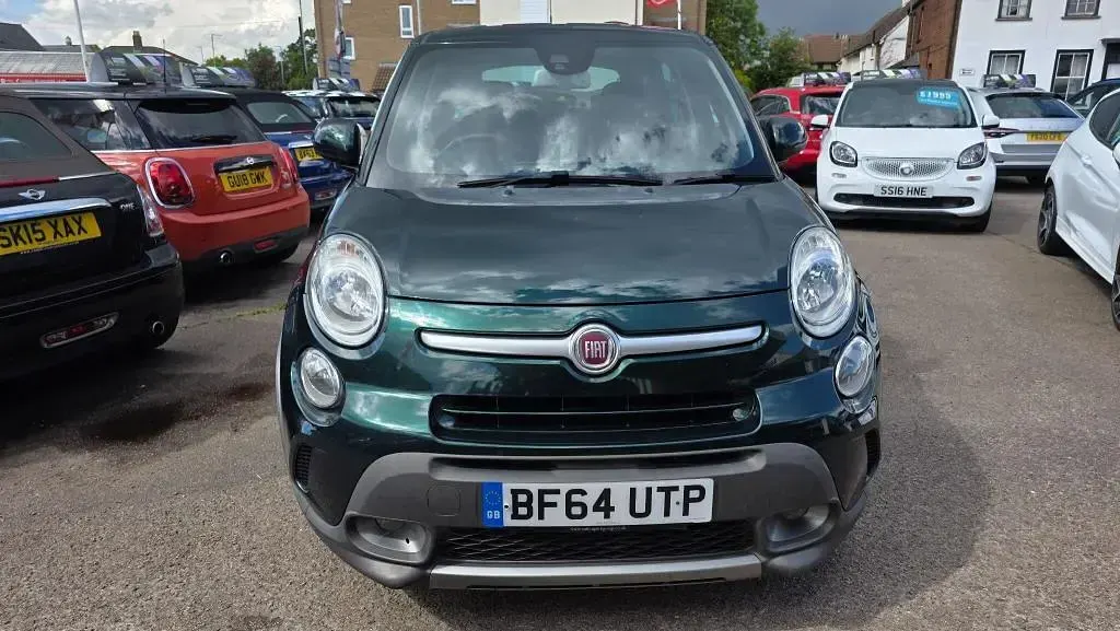 Używany Fiat 500L Trekking 2014 Zielony Minivan