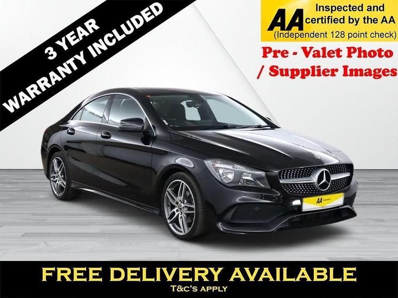 Black Used 2019 Mercedes CLA180 AMG line Sedan | £14,295 (Super price) - Image 1/4