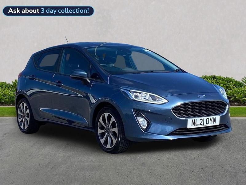 Used Ford Fiesta Trend 95 HP (69 kW) 2021 Blue Hatchback