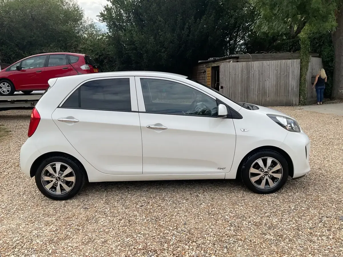 Used Kia Picanto 68 HP (50 kW) 2015 White Hatchback