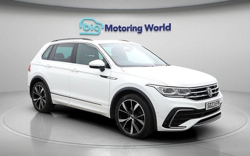Used VW Tiguan R-line 150 HP (110 kW) 2023 White SUV