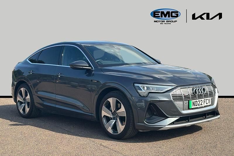 Grey Used 2022 Audi e-tron Sportback S-Line SUV | £25,695 (Fair price) - Image 1/3