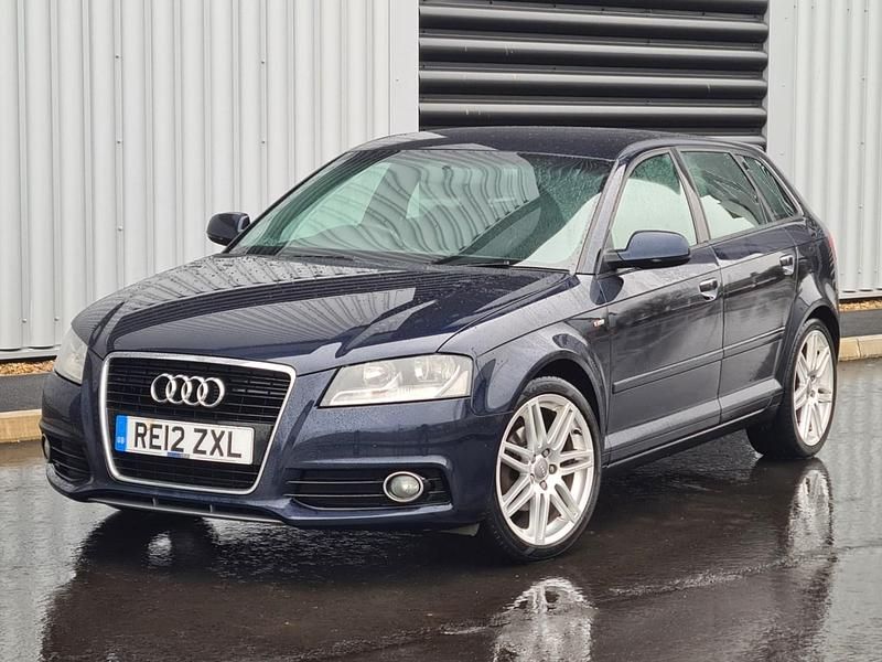 Used Audi A3 S-Line 2012 Blue Hatchback