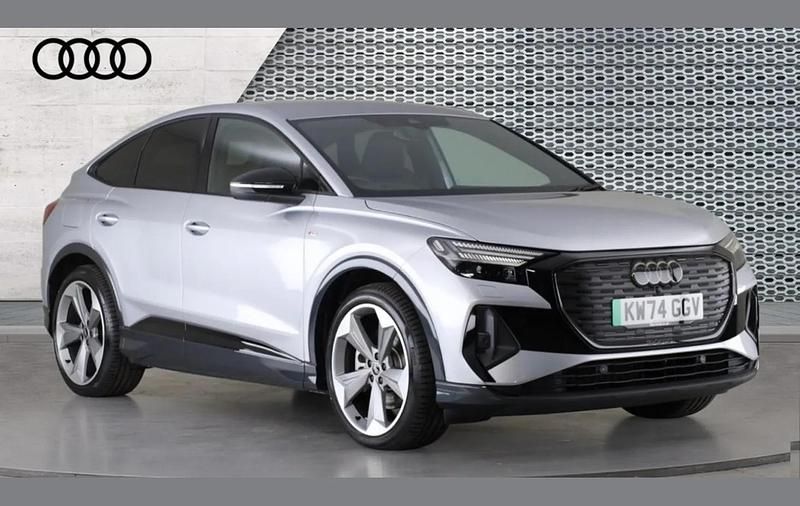 Used Audi Q4 Sportback e-tron Black Edition 210 kW (286 HP) 2024 Silver SUV