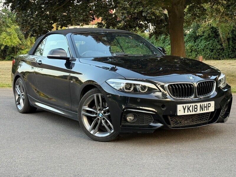 Black Used 2018 BMW 218 M Sport Cabriolet | £12,799 (Fair price) - Image 1/4