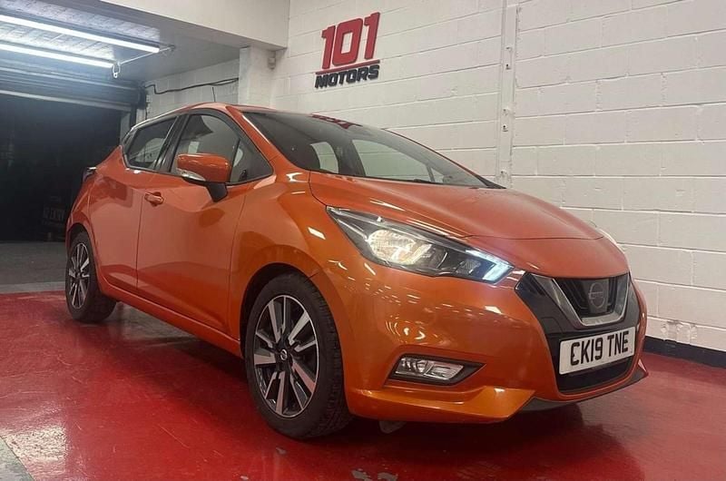 Used Nissan Micra Acenta Limited Edition 90 HP (66 kW) 2019 Orange Hatchback