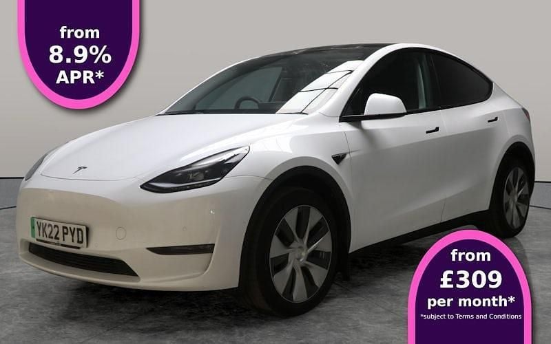 White Used 2022 Tesla Model Y Long Range SUV | £23,231 (Fair price) - Image 1/3