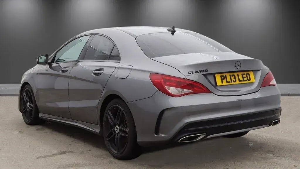 Used Mercedes CLA180 AMG line 122 HP (89 kW) 2018 Grey Coupe